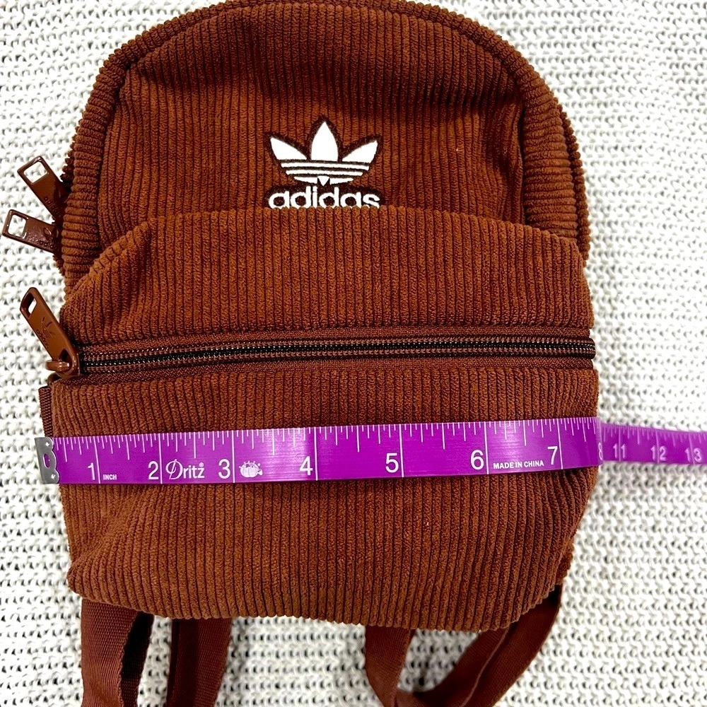 Adidas Brown Ribbed Mini Bag - Picture 10 of 12
